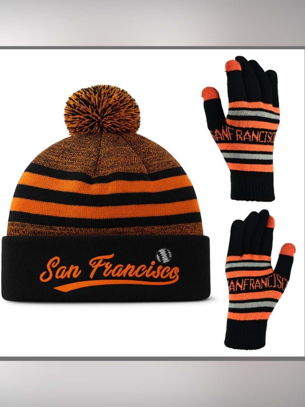 San Francisco Beanie Glove set